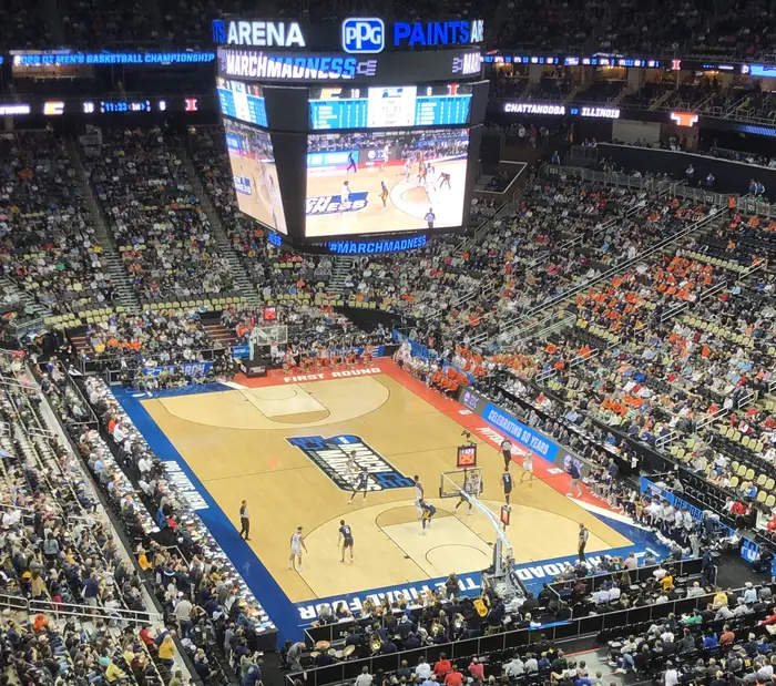 Image Eric took while watching the march madness games in Pittsburgh
