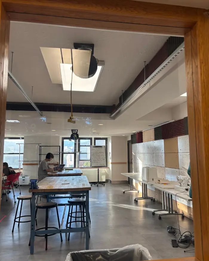 Photo of the inside of a makerspace