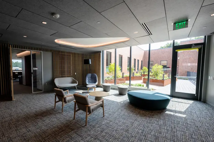 Space inside of Carnegie Mellon’s Counseling and Psychological Services (CaPS)