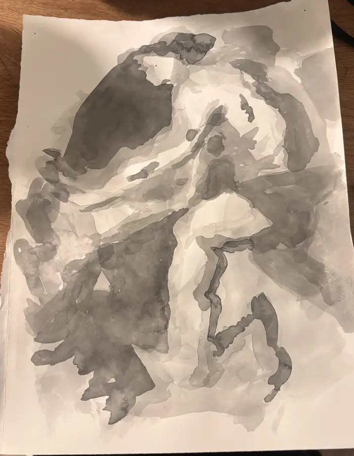 A drawing Vivianna created in her class