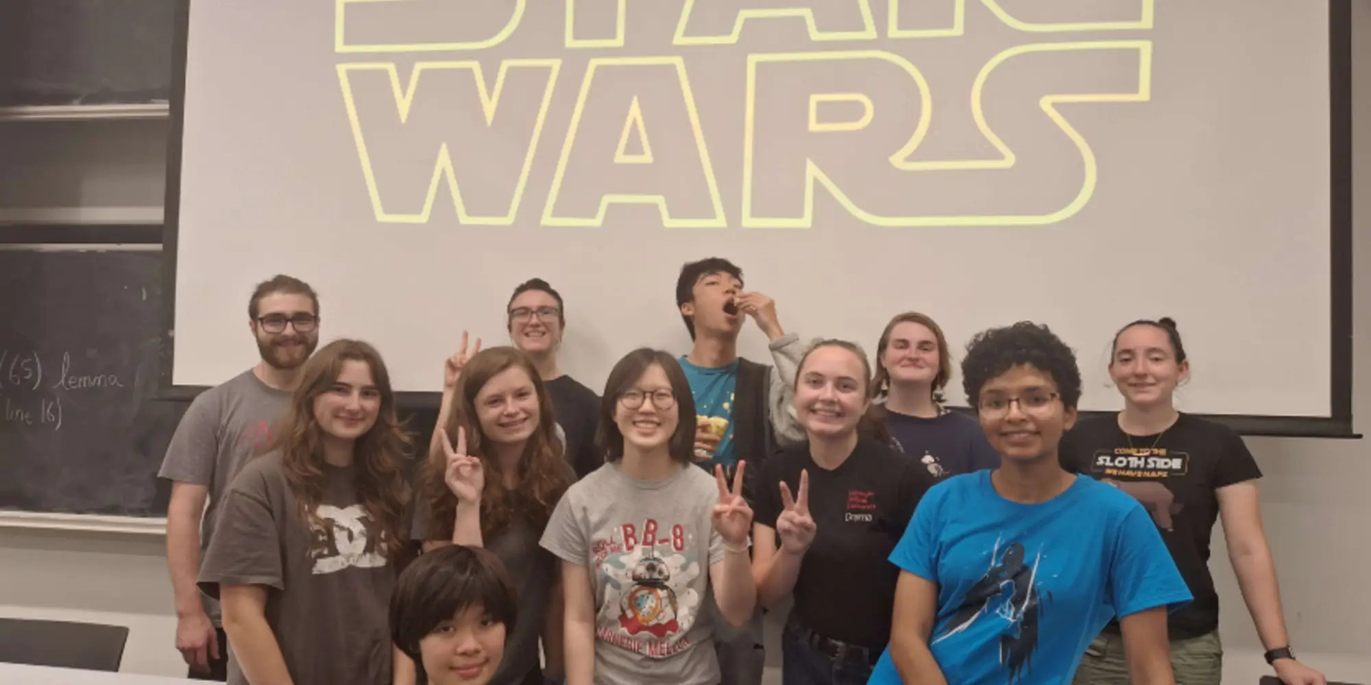 Maile and friends pose for a photo