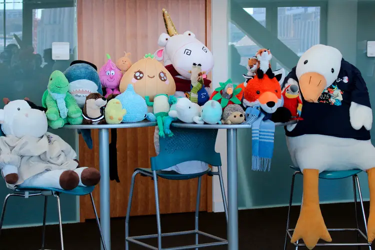 Shot of some of the SCS Mascots